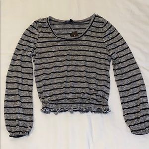 South moon under cropped long sleeve